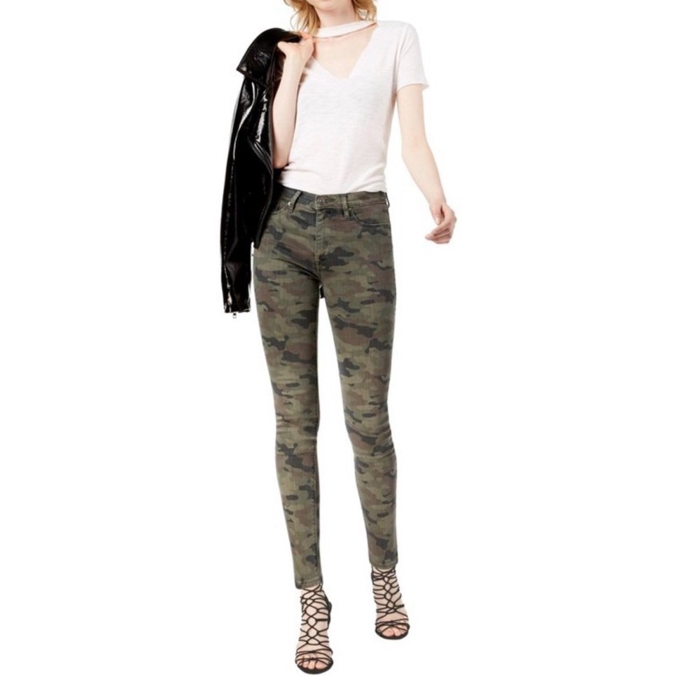 NWT Hudson Camo High Waist Skinny Ankle Jeans